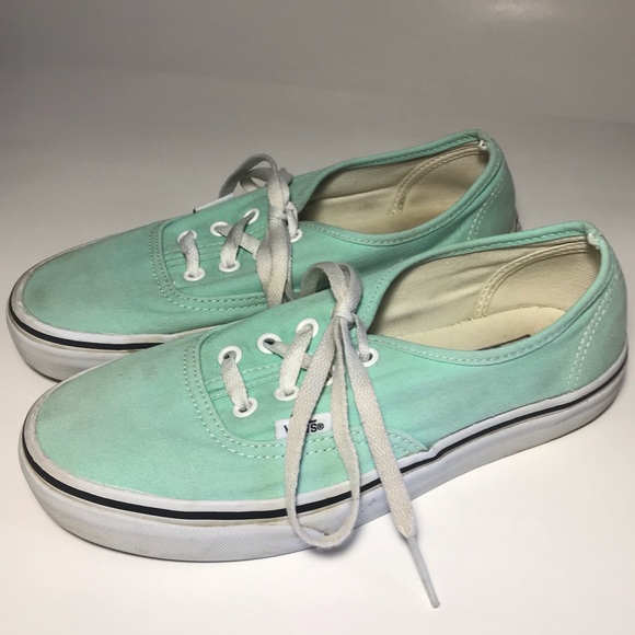 light blue authentic vans